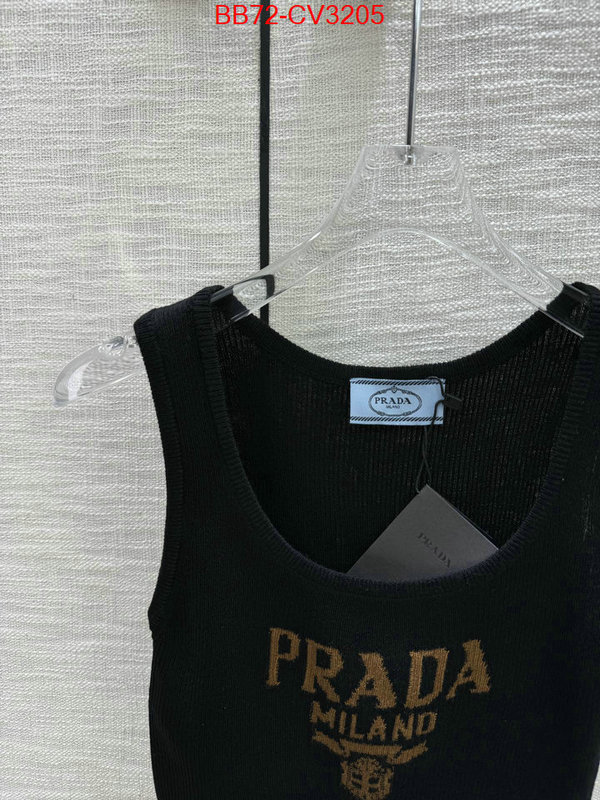 Clothing-Prada shop designer replica ID: CV3205 $: 72USD