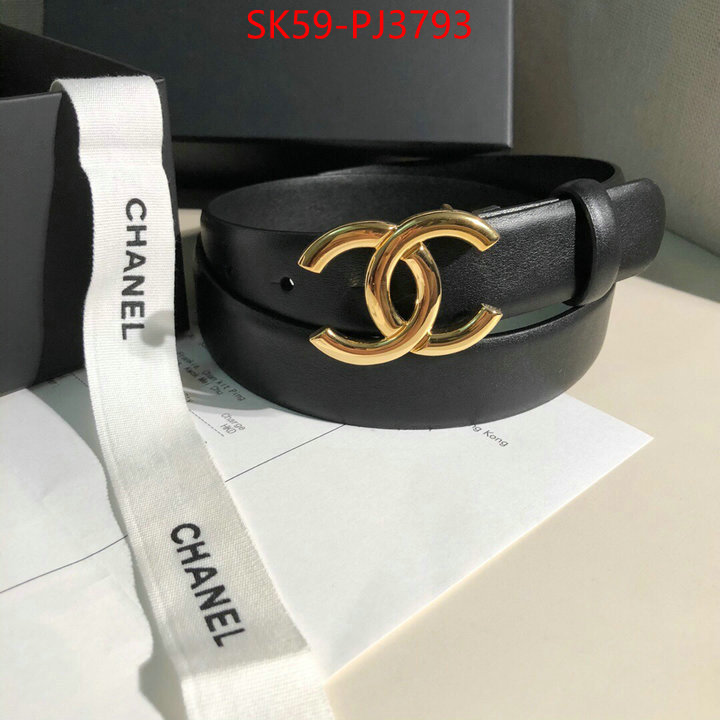 Belts-Chanel buy best high-quality ID: PJ3793 $: 59USD