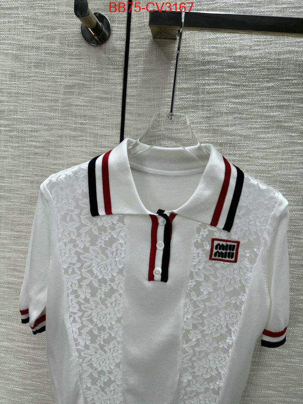 Clothing-MIU MIU high quality happy copy ID: CV3167 $: 75USD