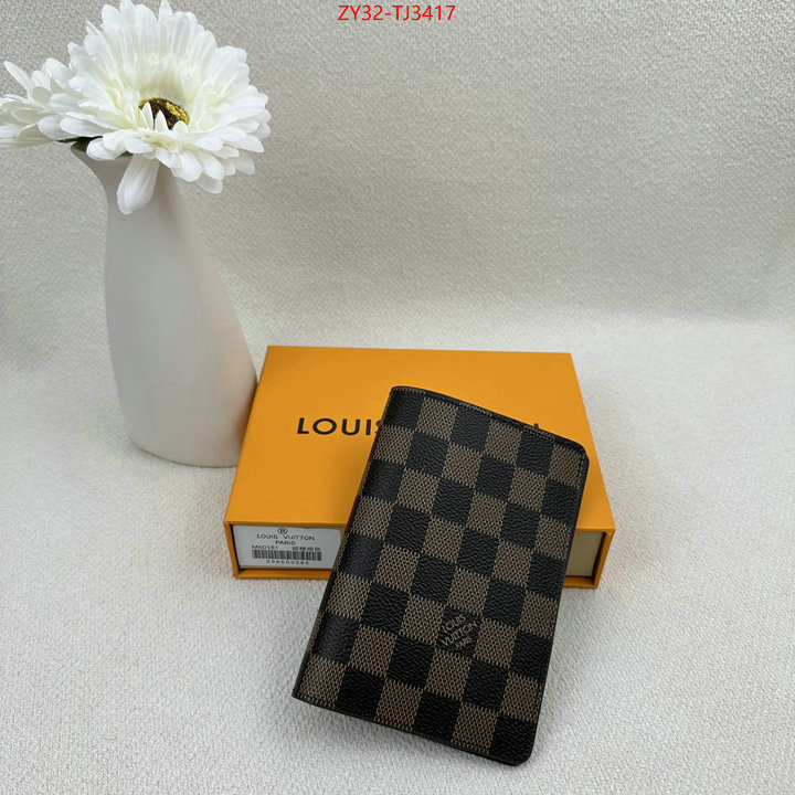 LV Bags(4A)-Wallet replicas buy special ID: TJ3417 $: 32USD,