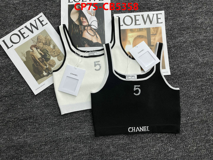 Clothing-Chanel top quality fake ID: CB5358 $: 75USD