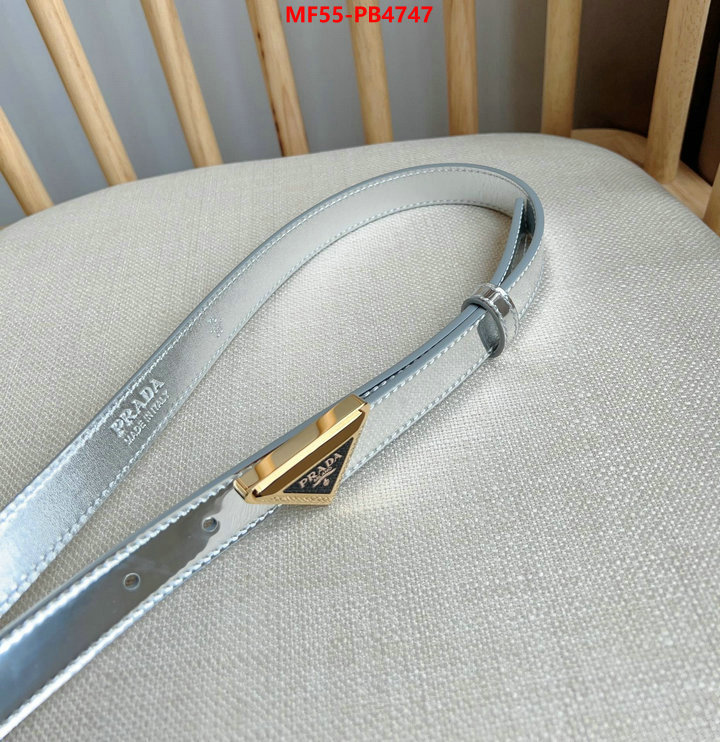 Belts-Prada 7 star quality designer replica ID: PB4747 $: 55USD