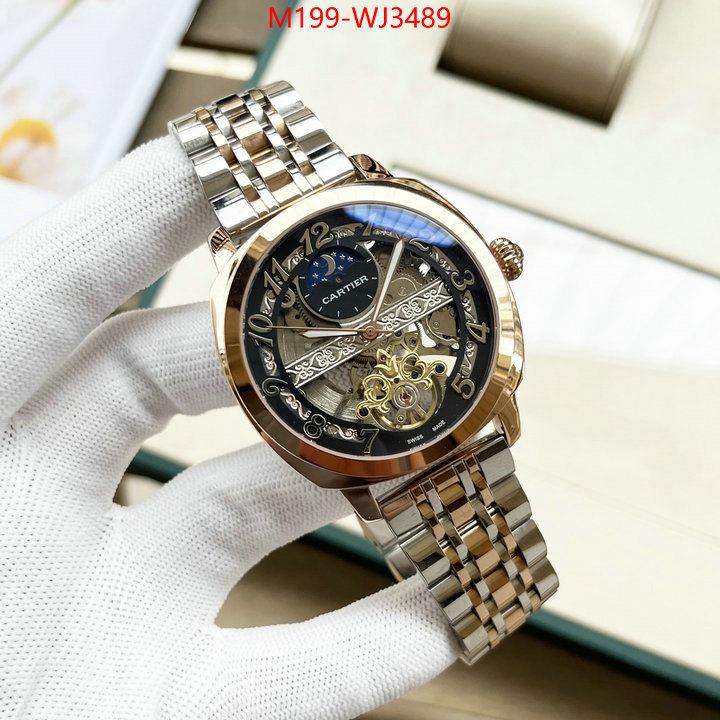 Watch(TOP)-Cartier high quality designer ID: WJ3489 $: 199USD