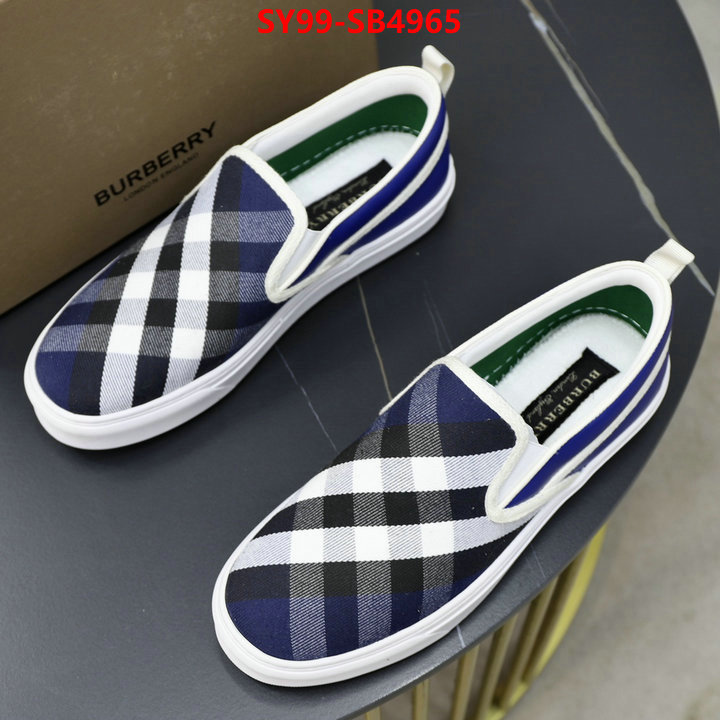 Women Shoes-Burberry customize best quality replica ID: SB4965 $: 99USD