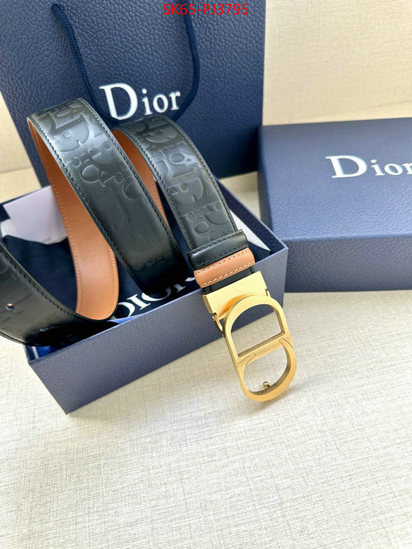 Belts-Dior top fake designer ID: PJ3795 $: 65USD