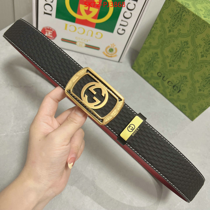 Belts-Gucci replica 1:1 high quality ID: PJ3868 $: 72USD