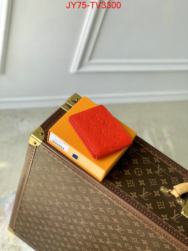 LV Bags(TOP)-Wallet buy cheap ID: TV3300 $: 75USD,