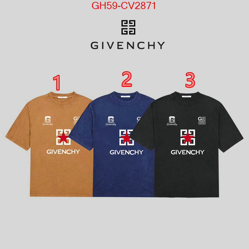 Clothing-Givenchy where quality designer replica ID: CV2871 $: 59USD