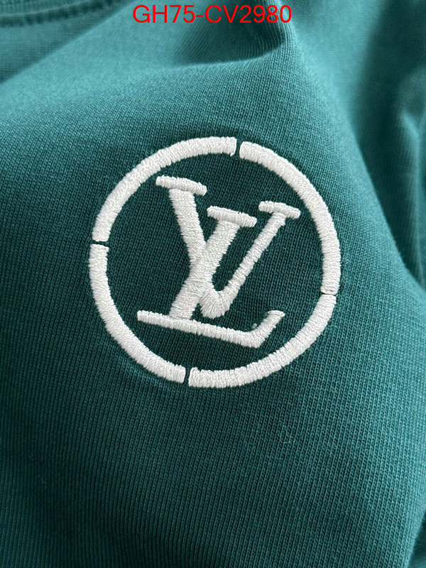 Clothing-LV shop cheap high quality 1:1 replica ID: CV2980 $: 75USD