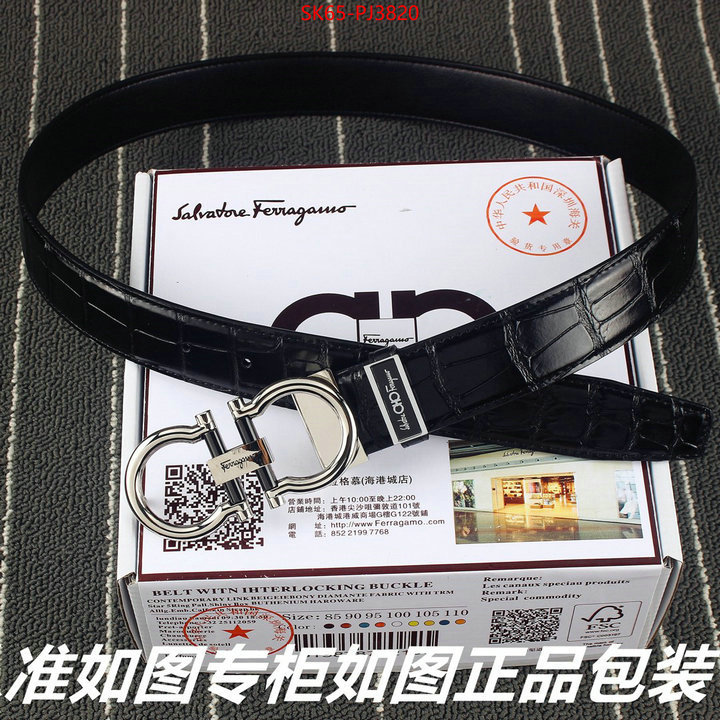 Belts-Ferragamo buy 1:1 ID: PJ3820 $: 65USD