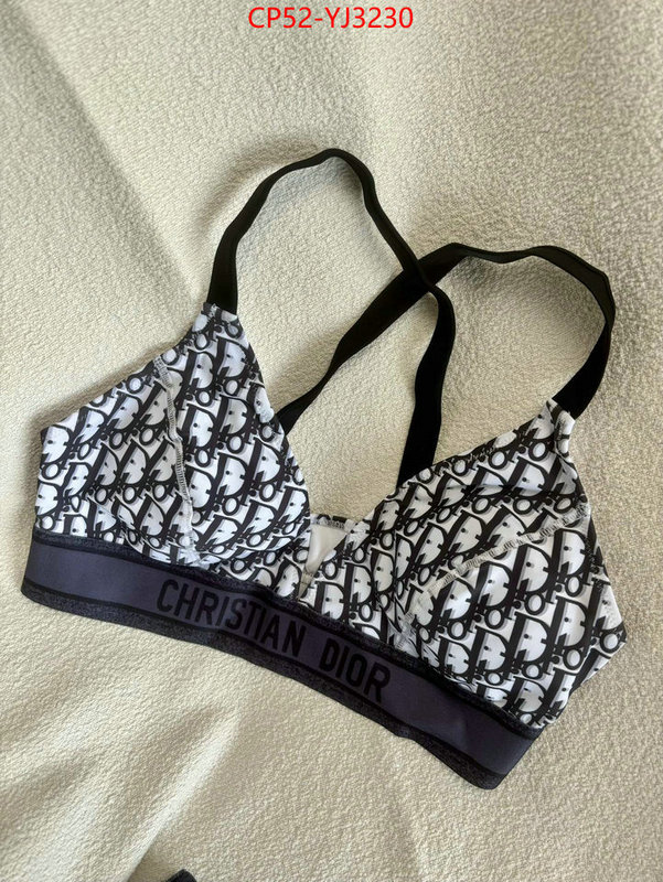 Swimsuit-Dior top designer replica ID: YJ3230 $: 52USD