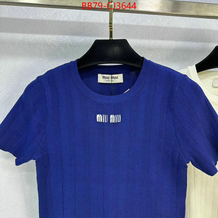 Clothing-MIU MIU buy 1:1 ID: CJ3644 $: 79USD