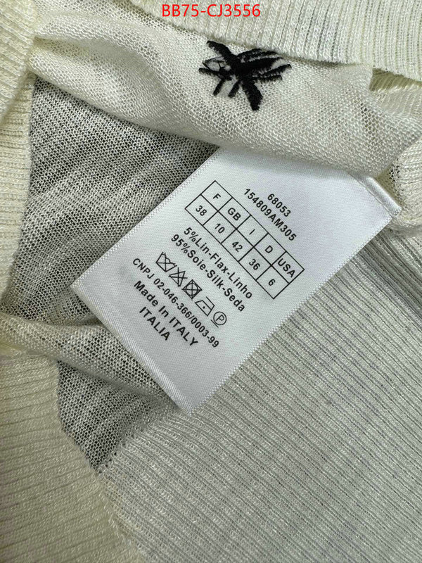 Clothing-Dior fake aaaaa ID: CJ3556 $: 75USD