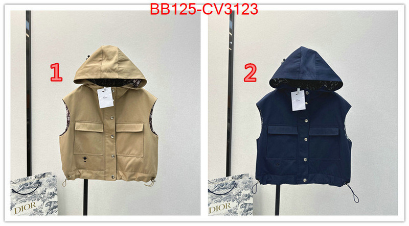 Clothing-Dior high quality ID: CV3123 $: 125USD