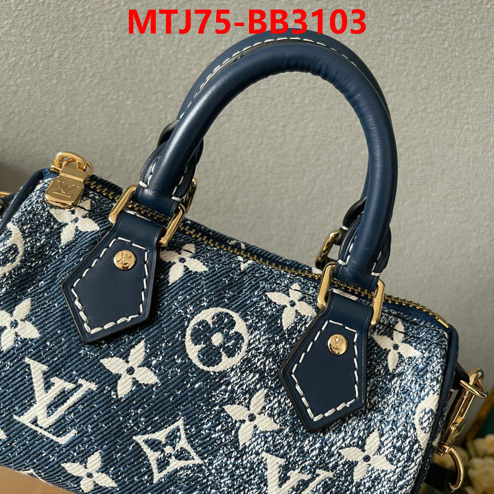 LV Bags(4A)-Speedy- aaaaa replica ID: BB3103 $: 75USD,