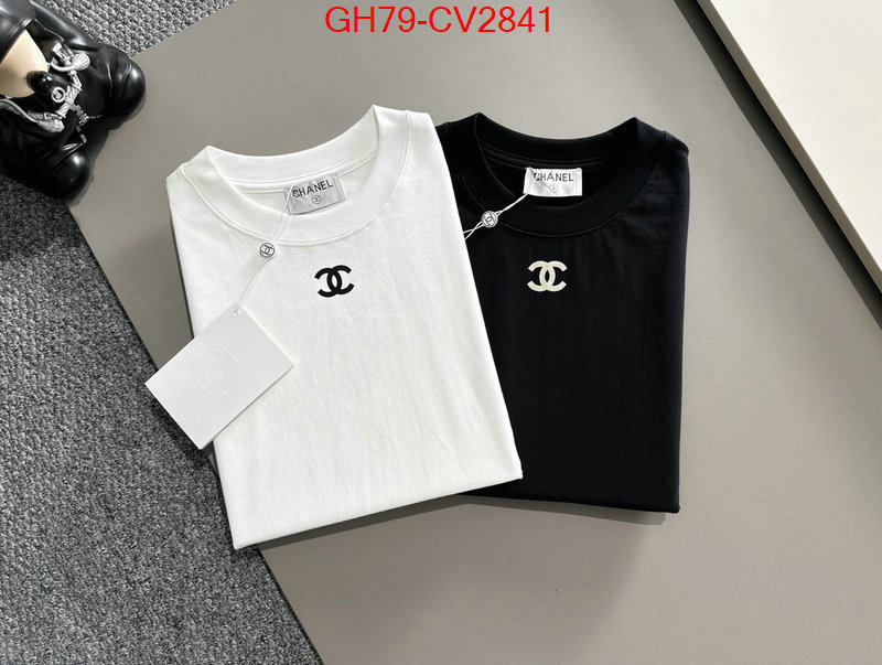 Clothing-Chanel designer wholesale replica ID: CV2841 $: 79USD