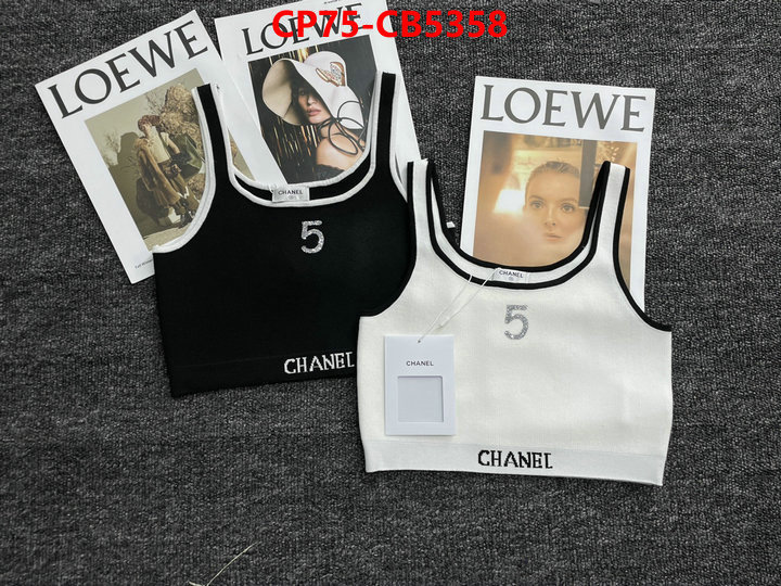 Clothing-Chanel top quality fake ID: CB5358 $: 75USD