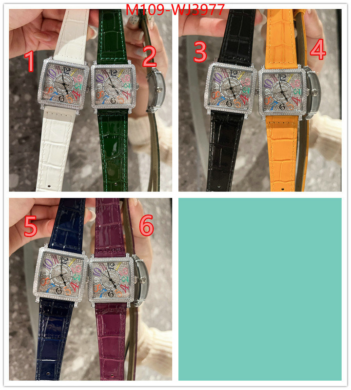 Watch(4A)-Franck Muller the highest quality fake ID: WJ3977 $: 109USD