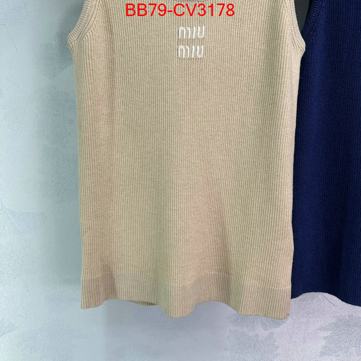 Clothing-MIU MIU online sale ID: CV3178 $: 79USD