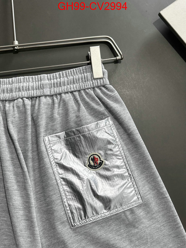 Clothing-Moncler designer wholesale replica ID: CV2994 $: 99USD