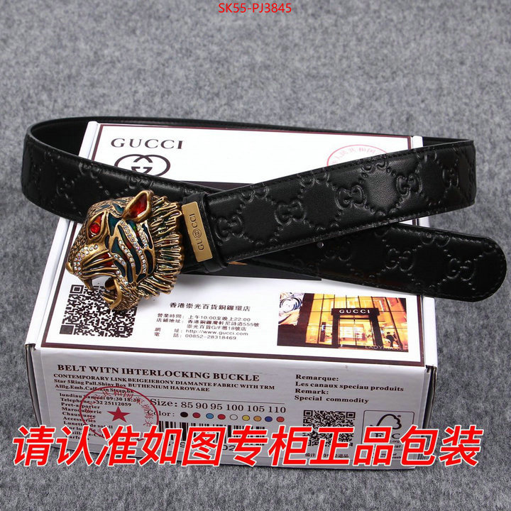 Belts-Gucci best fake ID: PJ3845 $: 55USD