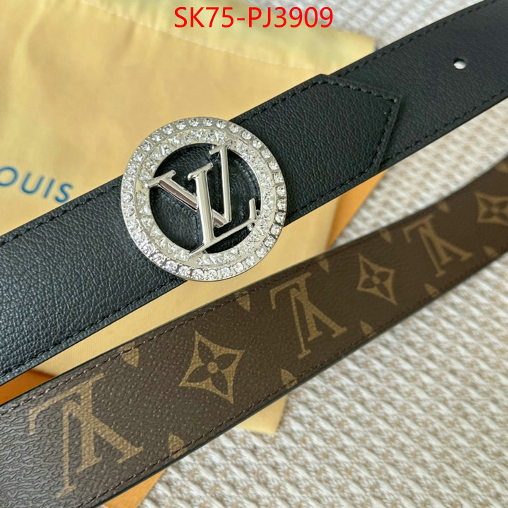 Belts-LV designer wholesale replica ID: PJ3909 $: 75USD