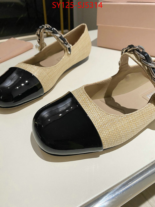 Women Shoes-Miu Miu unsurpassed quality ID: SJ5314 $: 125USD