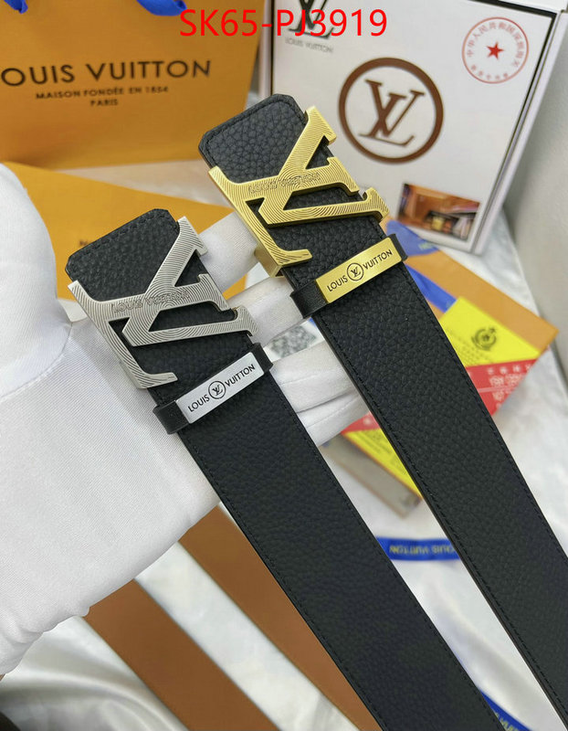 Belts-LV designer replica ID: PJ3919 $: 65USD