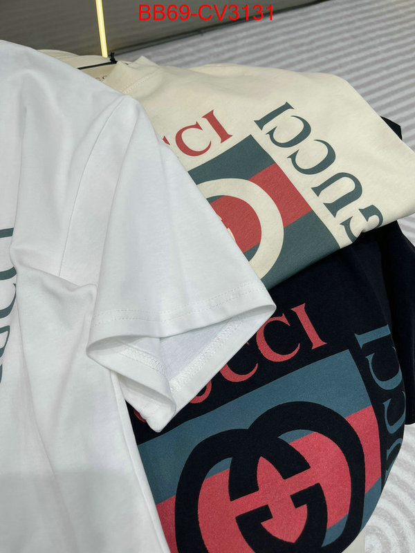 Clothing-Gucci shop the best high authentic quality replica ID: CV3131 $: 69USD