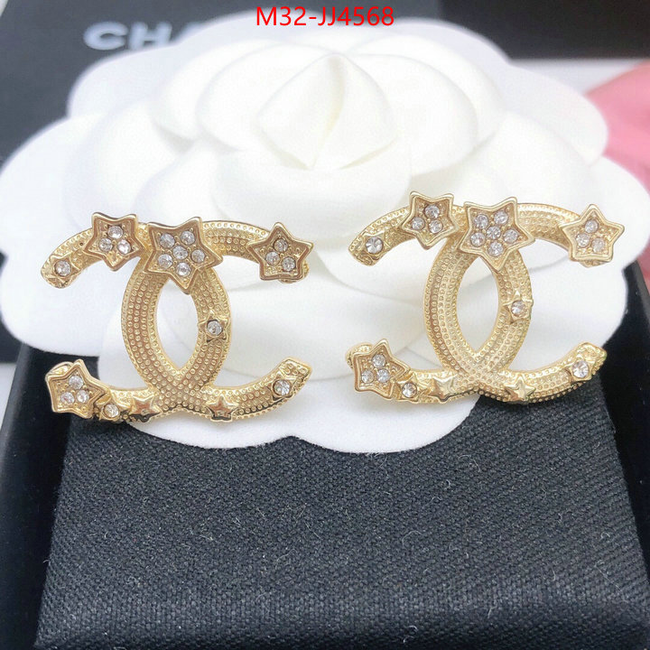 Jewelry-Chanel the top ultimate knockoff ID: JJ4568 $: 32USD