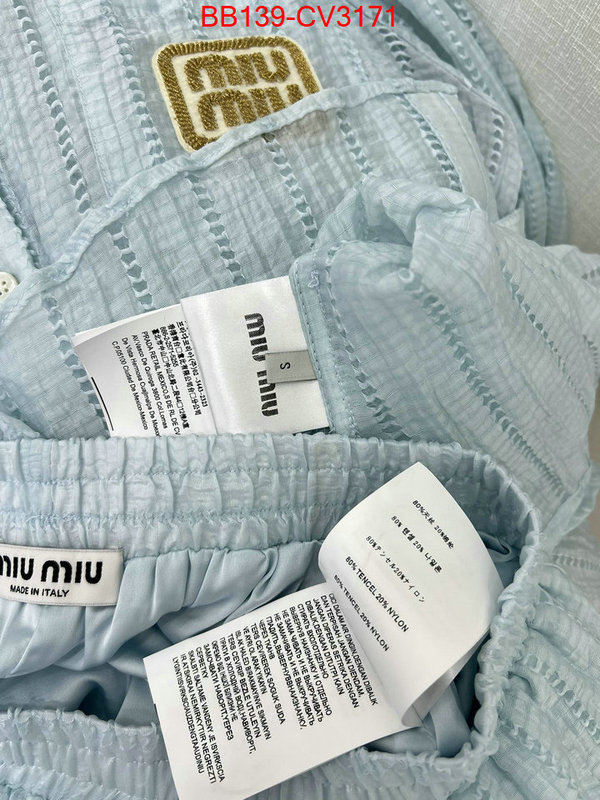 Clothing-MIU MIU what's best ID: CV3171 $: 139USD