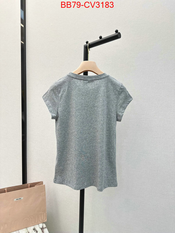 Clothing-MIU MIU hot sale ID: CV3183 $: 79USD