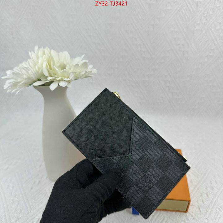 LV Bags(4A)-Wallet replica sale online ID: TJ3421 $: 32USD,