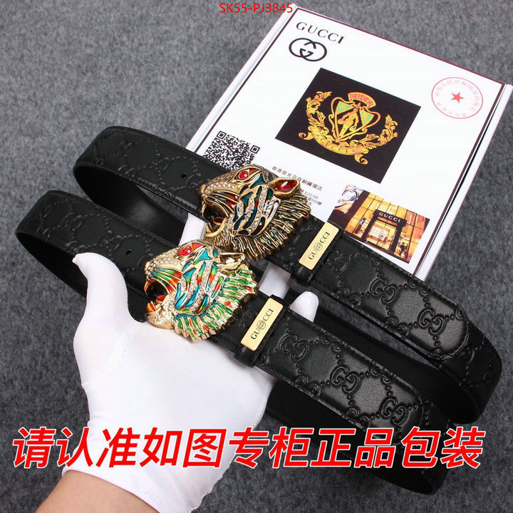 Belts-Gucci best fake ID: PJ3845 $: 55USD