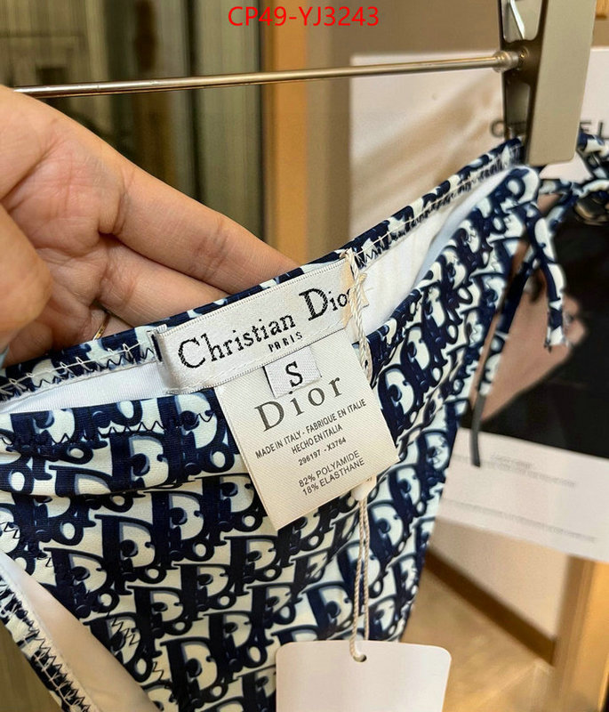 Swimsuit-Dior fake ID: YJ3243 $: 49USD