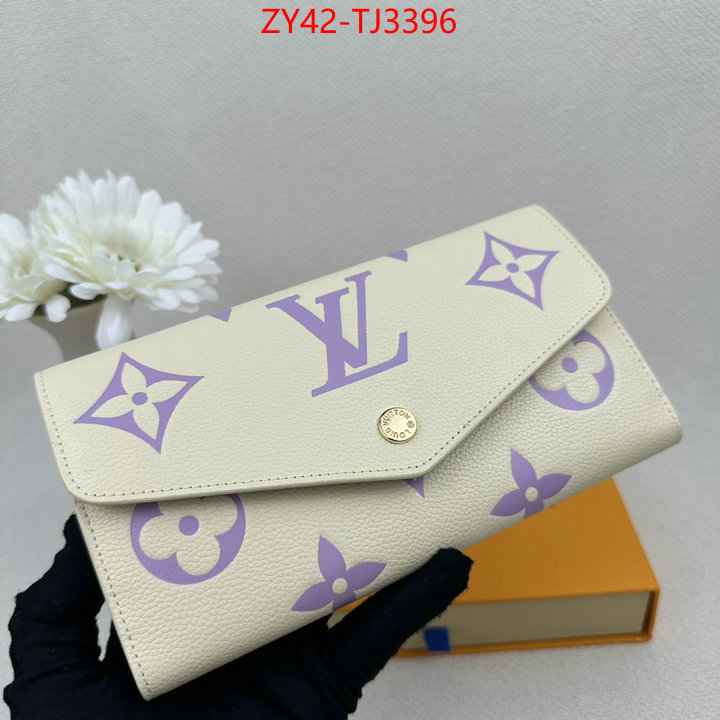 LV Bags(4A)-Wallet luxury 7 star replica ID: TJ3396 $: 42USD,