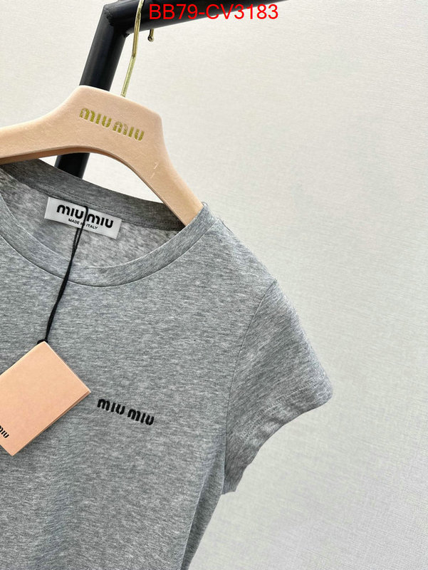 Clothing-MIU MIU hot sale ID: CV3183 $: 79USD