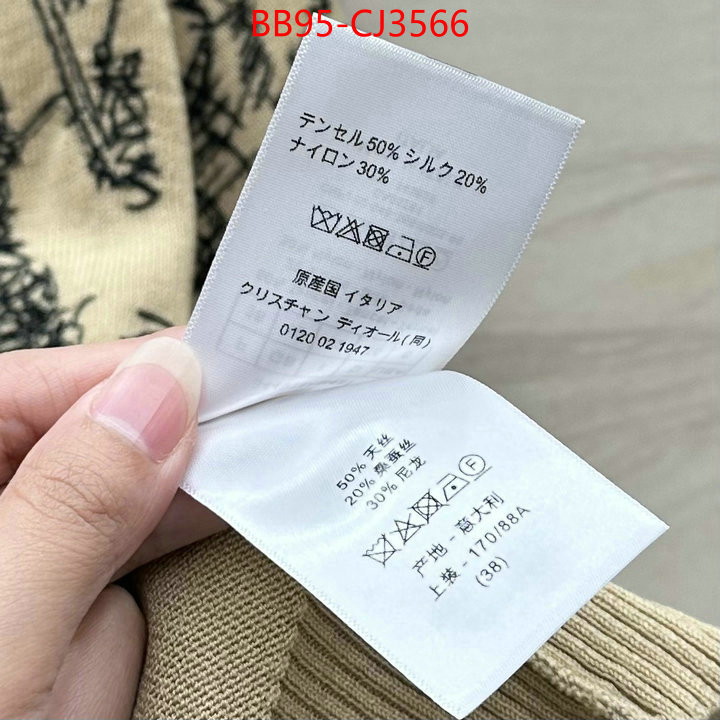 Clothing-Dior shop designer replica ID: CJ3566 $: 95USD