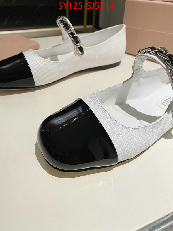 Women Shoes-Miu Miu unsurpassed quality ID: SJ5314 $: 125USD