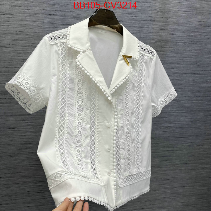 Clothing-Valentino top grade ID: CV3214 $: 105USD