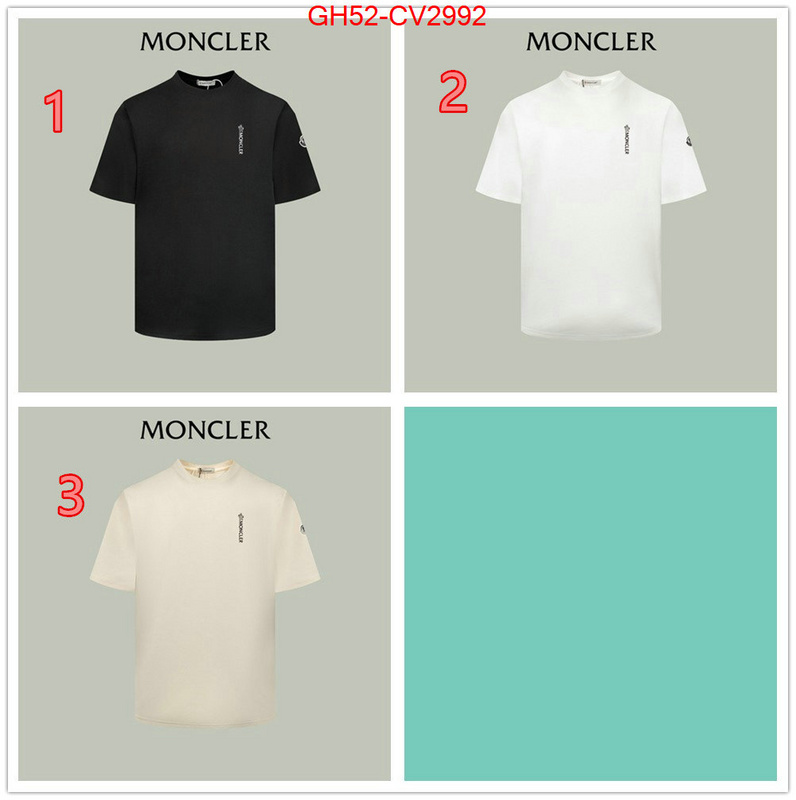 Clothing-Moncler fake high quality ID: CV2992 $: 52USD