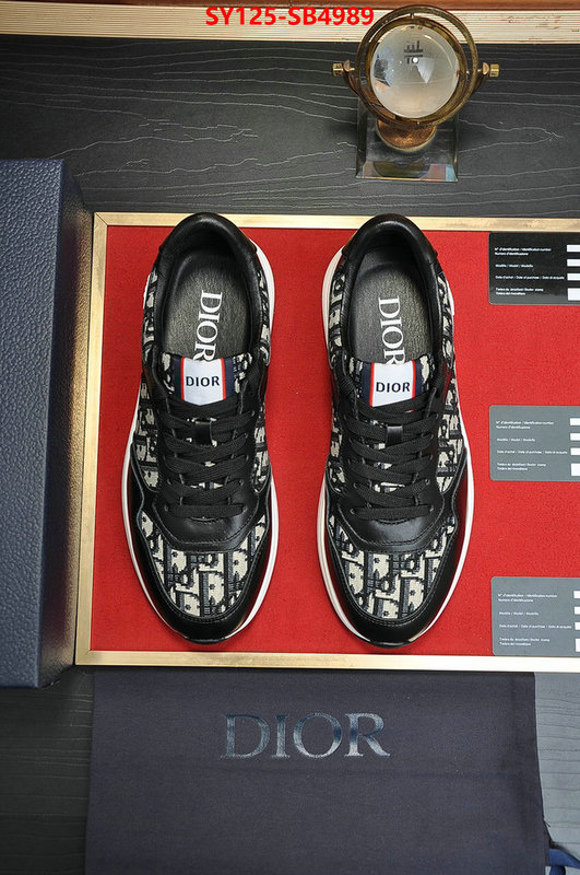 Men shoes-Dior designer ID: SB4989 $: 125USD