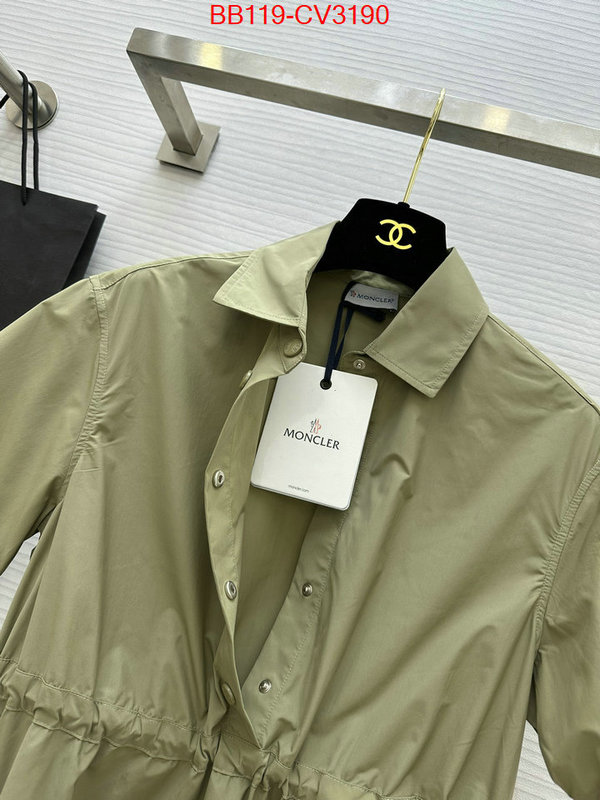 Clothing-Moncler buy best high-quality ID: CV3190 $: 119USD
