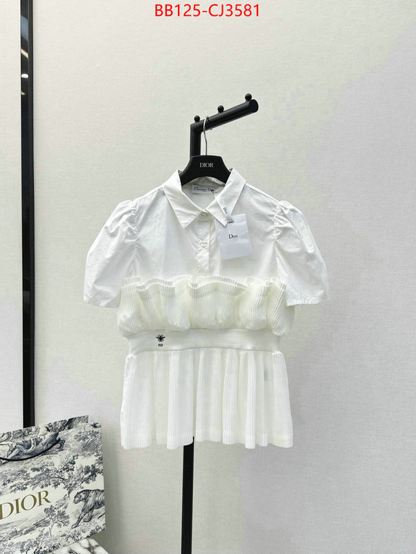 Clothing-Dior aaaaa quality replica ID: CJ3581 $: 125USD