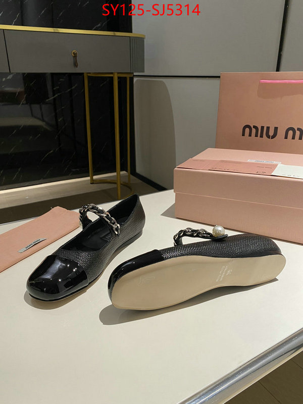 Women Shoes-Miu Miu unsurpassed quality ID: SJ5314 $: 125USD