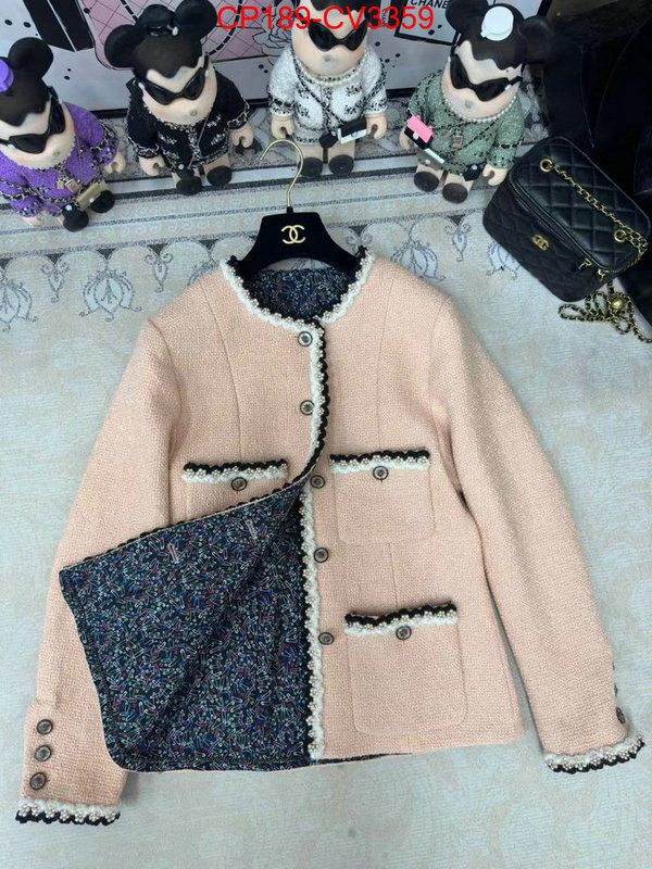 Clothing-Chanel 2024 aaaaa replica 1st copy ID: CV3359 $: 189USD