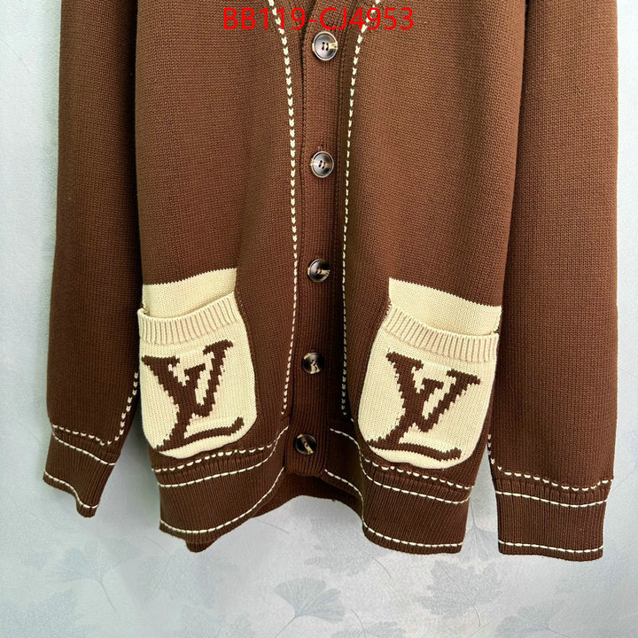 Clothing-LV the quality replica ID: CJ4953 $: 119USD