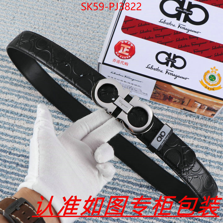 Belts-Ferragamo wholesale designer shop ID: PJ3822 $: 59USD