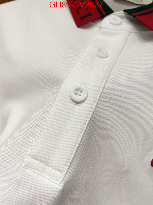 Clothing-Gucci replica designer ID: CV2927 $: 89USD