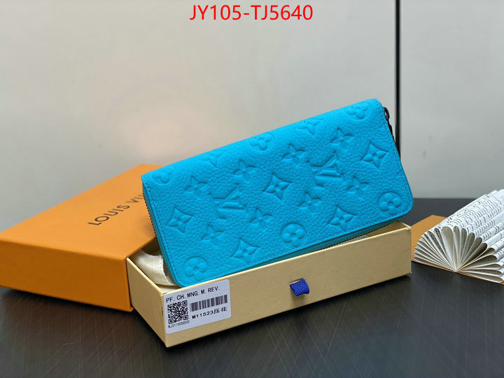 LV Bags(TOP)-Wallet what's the best place to buy replica ID: TJ5640 $: 105USD,